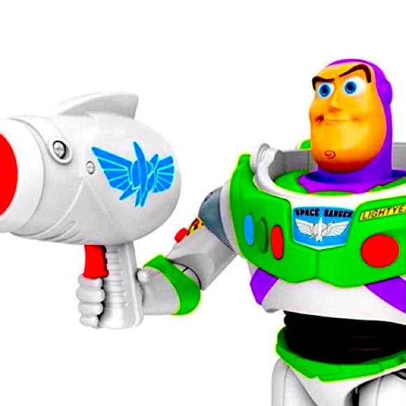 Disney Pixar Toy Story Blaster Training Buzz Lightyear 10” Movie Size Figure NEW - Picture 9 of 10